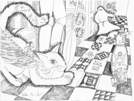 Schlossgespenst in der Burg