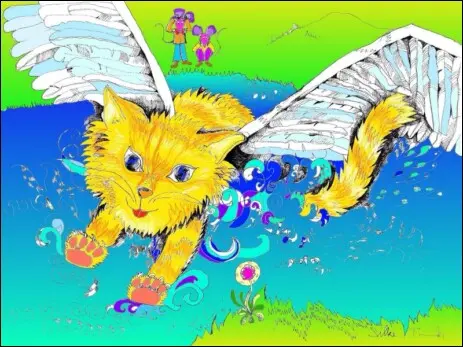 Ein Katzenbuch für Kinder mit Flederkater