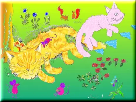 Katzengrafik, Katzenbuch, Katzenkaleder, Katzenkunst