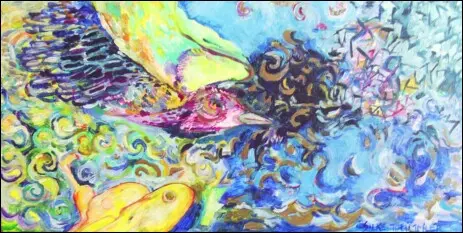 Original, Malerei, Gemälde, Kunst,  zum kaufen, online im shop, Art in Bildern für Kalender, Kinderbuch