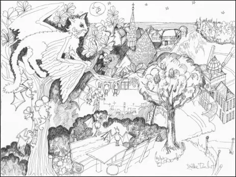 Katzenkrimi, Erzählung, Geschichte, Katzenkrimi, Kinderbuch mit Katze