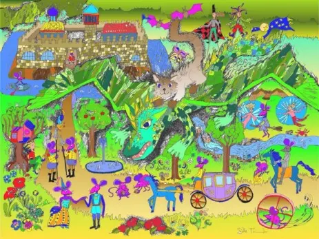 literarischer Katzenkalender 2019 mit Poesie, Katzen und Kater in der Ritterzeit