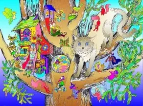 literarischer Katzenkalender 2019 mit Poesie, Katzen und Kater in der Schwedenfichte