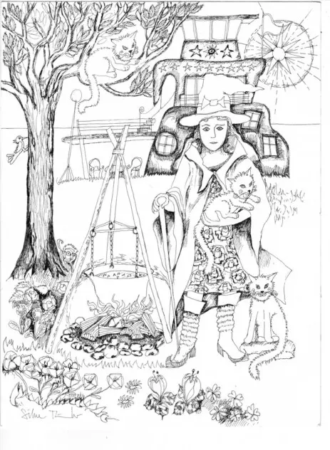 literarischer Katzenkalender 2019 mit Poesie, Katzen und Kater in der Schwedenfichte